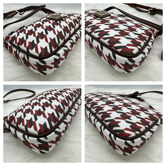 NWOT Dooney & Bourke Lexi Slim Brick Houndstooth Crossbody - Picture 11 of 16